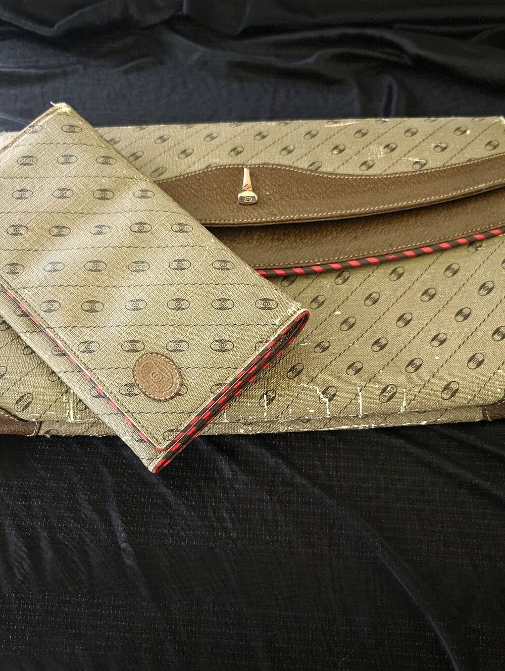VINTAGE GUCCI PURSE,GUCCI WALLET, Read The History Of GUCCI, Collector Gucci, - Picture 12 of 16